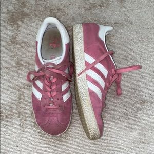 Pink-ish purple velvet sneakers